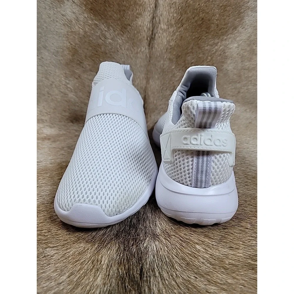 Adidas Lite Racer Adapt 3.0 White Slip-On Running Shoes BC0941 Men's Size 9.5